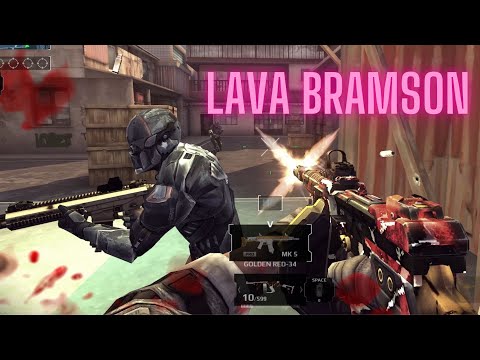 Armadura de reconocimiento de serie LAVA BRAMSON de Modern Combat 5 (núcleos al final)