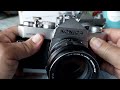 konica autoreflex a professional slr film camera with hexanon ar 57mm f1.4 lens review 🎥