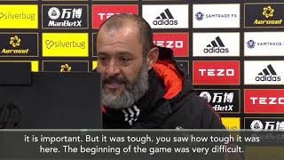 'Clear red cards' says Nuno Santo, as Wolves beat Arsenal 2-1 to end bad run