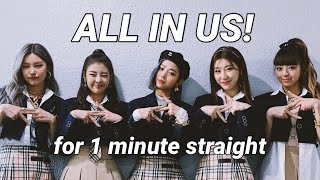 itzy ALL IN US intro compilation