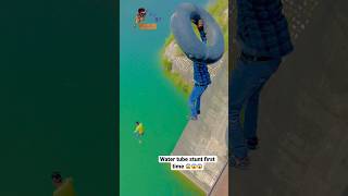 Kesa lga water tube stunt comment plz😱#watersports #swimming #trending #viralvideo #shortvideo