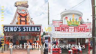 Best Philly Cheesesteaks | Geno's vs Pat's | 费城牛肉奶酪三明治大比拼