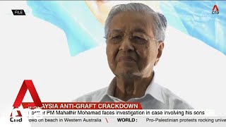Former Malaysia PM Mahathir being investigated in anti-graft probe involving his sons