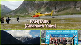 Amarnath Yatra by Helicopter | Panjtarni to Neelgrath Helipad (Baltal Base Camp)