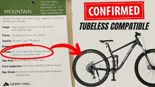 Ozark Trail FS.2 Slalom MTB comes with TUBELESS COMPATIBLE RIMS - $498 is looking even better!