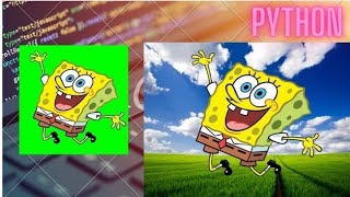 🔴How to add Chroma(Green Screen)Effect on a photo using python🐍||CodingHero🤖