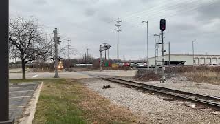 LSRC Y118~1174 entering genesee yard with 3 cars Saginaw Mi