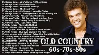 Country Music 60s 70s 80s - Conway Twitty, Alan Jackson, George Jones, Don Williams, Jim Reeves