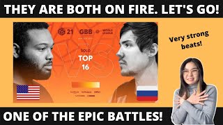 REACTION to King Inertia 🇺🇸 vs Helium 🇷🇺 | GRAND BEATBOX BATTLE 2021: WORLD LEAGUE | 🤯