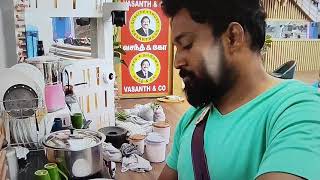 vikraman making coffee for shivin..