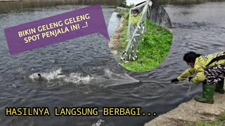 JALA IKAN BELANAK PERTAMA KALI DI DUNIA DAPAT MELIMPAH #muletfishing