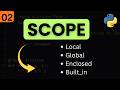 Python Tutorials - LEGB Rule | Local And Global Scope | global and non local Keyword
