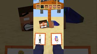 HELP Herobrine To Choose And Push Up #friendship #shorts #trending #anime