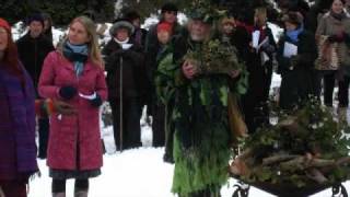 winter solstice 2010 at the Chalice Well in Glastonbury