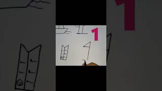 NIP Art Creations #number1 #numbersart #beginners #kindergarden #drawing