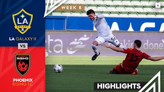 LA Galaxy II vs. Phoenix Rising FC - Game Highlights | 05-01-2022