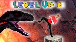 Level Up 6 (Eclipse)  |  Dinosaur  |  Exercises For Kids  |  Solar Eclipse Brain