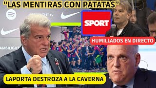 💥 LAPORTA RESPONDE y HUMILLA a LOS MEDIOS en DIRECTO! \