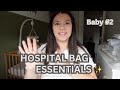 What’s in my hospital bag, second time mum UK 2024 // mum and baby hospital bag