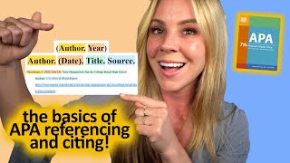 The Basics of Citing and Referencing in APA 7th Edition