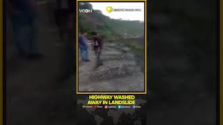 Highway washed away after landslide at Chandigarh-Shimla NH-5