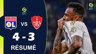 Lyon contre Brest 4-3 Résumé | Ligue 1 Uber Eats 2023/24