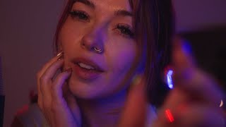 ASMR 💫comforting mumbles with face tapping and scratching to put you right to sleep