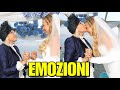 Clizia Incorvaia momento emozionante al matrimonio con Paolo Ciavarro il bacio di Eleonora Giorgi