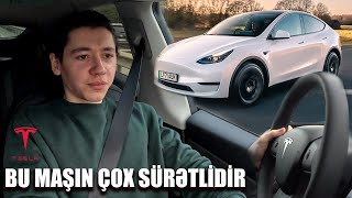 İLK DƏFƏ TESLA SÜRDÜM // 0-100 3.5 Saniyə