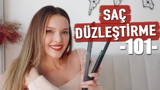 PÜRÜZSÜZ DÜZ SAÇLARIN SIRRI | SAÇ DÜZLEŞTİRME 🌺