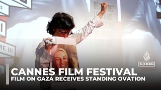 Cannes Film Festival: Film on Gaza photographer receives standing ovation