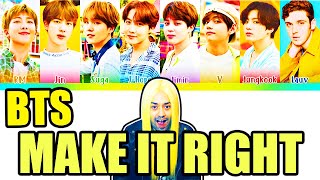 BTS 방탄소년단 'Make It Right feat  Lauv' Official MV REACTION (ReUpload)