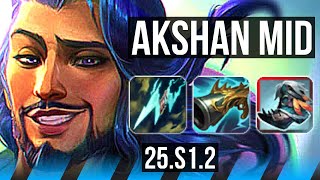 AKSHAN vs TALIYAH (MID) | Rank 5 Akshan | BR Grandmaster | 25.S1.2