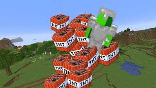 Minecraft, But TNT Spawns On Me Every Milisecond