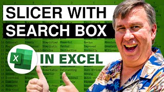 Excel - Awesome Way To Replace A Very Long Slicer in Excel - Episode 2509