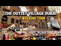 4K The Dubai Outlet Village Shopping Destination | Big Discount for Branded Items | Walking Tour🇦🇪