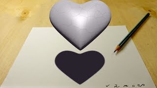 Mixed Reality - Broken Heart Illusion - 3D Trick Art by Vamos