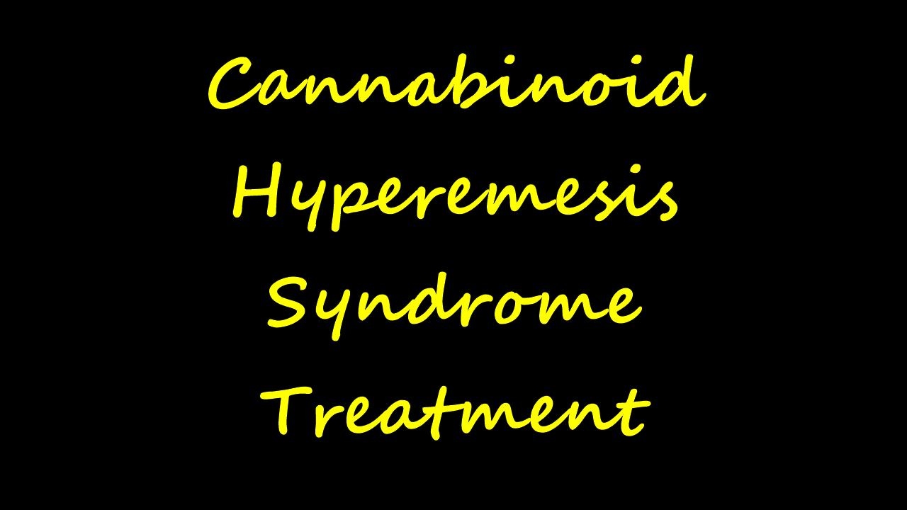 Cannabinoid Hyperemesis Syndrome Treatment - YouTube