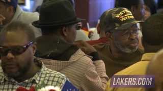 NBA Cares: LA Lakers host a Veterans Day Breakfast!