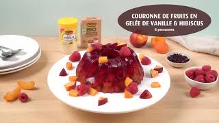 Recette tendance | Couronne de fruits en gelée de vanille \u0026 hibiscus Vahiné