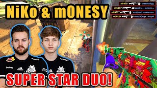 NiKo \u0026 m0NESY FACEIT Mirage DUAL POV ~ SUPER STAR DUO! // 53 KILLS ~ 2 QUADROS