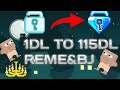 Growtopia | Playing REME/BJ 1 DL TO 115DL!