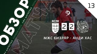 МЖС Кизляр 2-2 Анди Хас. Обзор матча 13-го тура первой лиги