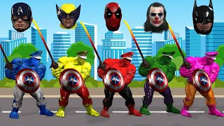 TEBAK GAMBAR TOP SUPERHERO | AVENGERS, MARVEL, TEAM SPIDER MAN SWORD, IRON MAN, HULK POLICE, VENOM