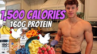 Full Day of Eating 1,500 Calories | High Protein Diet to Lose Fat