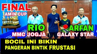 Final Rio Mmc Pangeran Bintik vs Arfan Galaxy Star 🏓 Final Amin Cup 2023