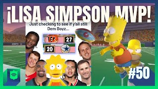 LISA SIMPSON LE GANÓ A LOS COWBOYS | Barrio NFL Podcast #50