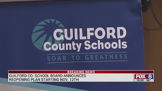 Guilford County Schools votes on re-entry plan schedule