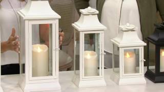 Luminara Heritage Indoor Outdoor Lantern with Flameless Candle \u0026 Remote on QVC