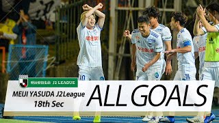 Ｊ２第18節の全ゴールまとめ！ALL GOALS:明治安田生命Ｊ２第18節